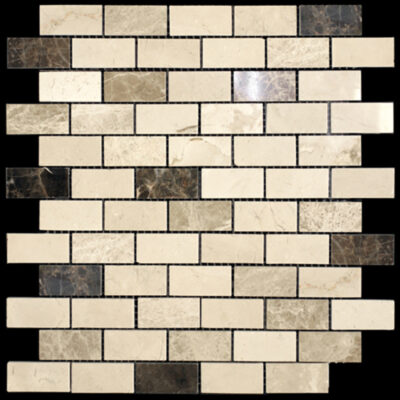 Beige Blend 1x2 Mosaic