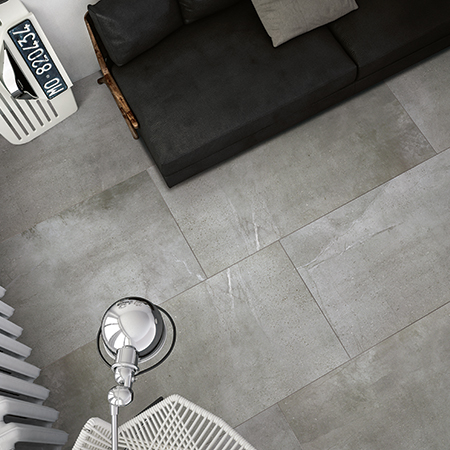 Maxstone Dark Grey Room porcelain tile