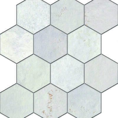 White Pastel - Hex Mosaic