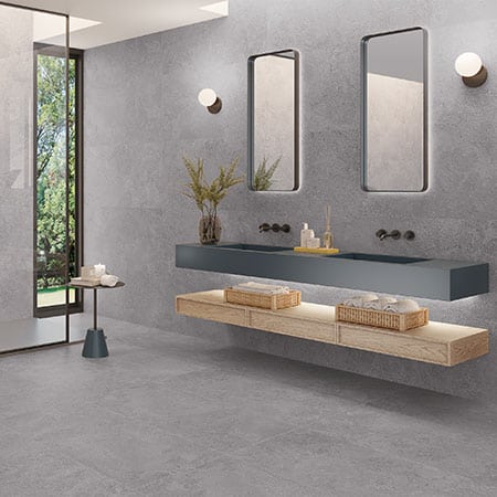 BLUESLATE GREY SLATE STONE LOOK PORCELAIN TILE OLMYPIA 24x48